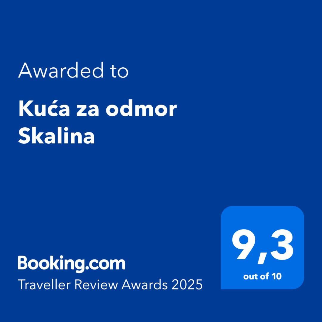 Villa Kuca Za Odmor Skalina - Sea View Splitska Esterno foto